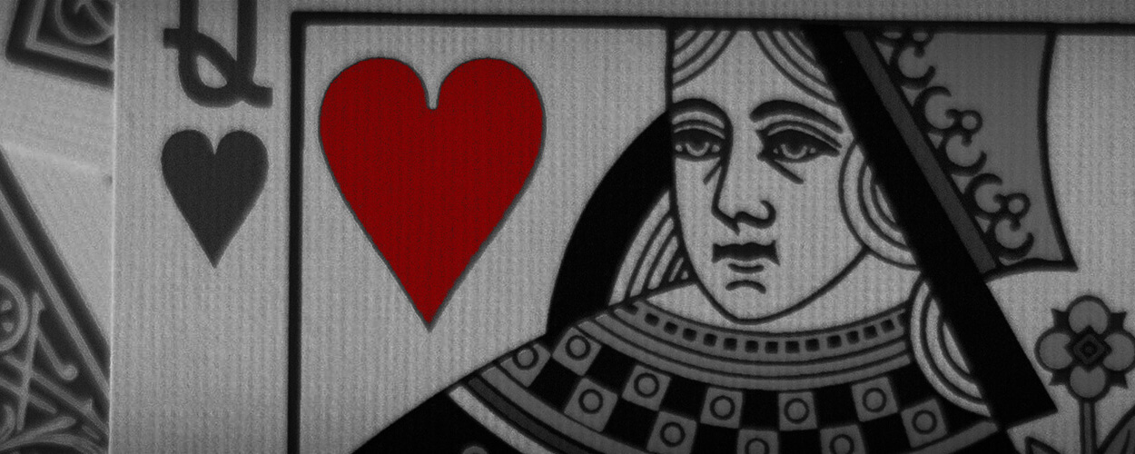 Detailaufnahme Spielkarte